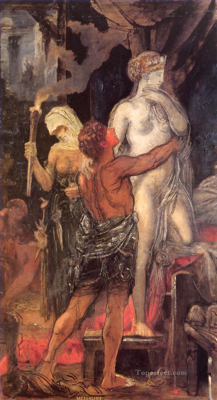 メッサリーナの象徴主義聖書神話ギュスターヴ・モロー油絵